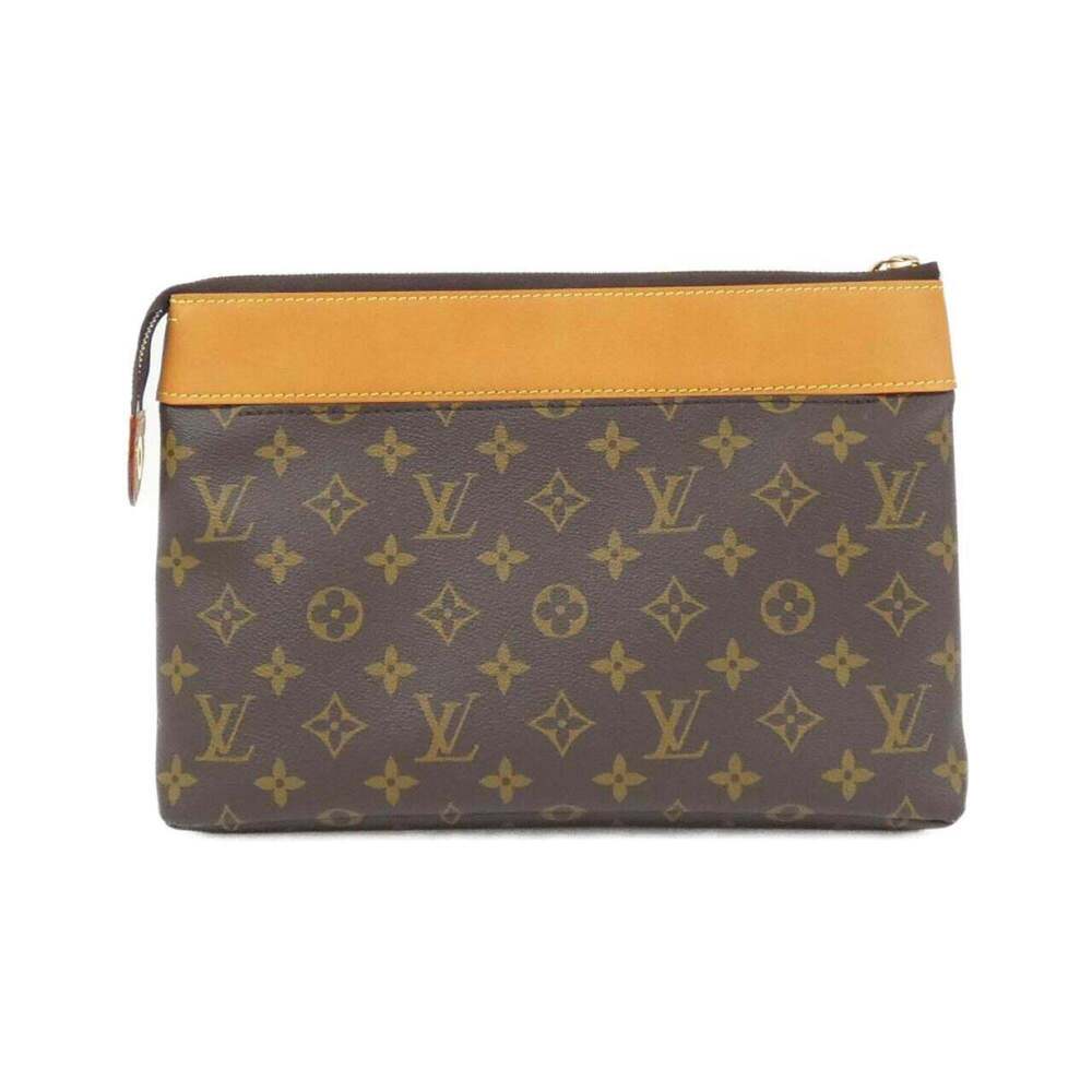 LOUIS VUITTON Authentic Brown Monogram Pochette Mini Bag - Picture 2 of 9